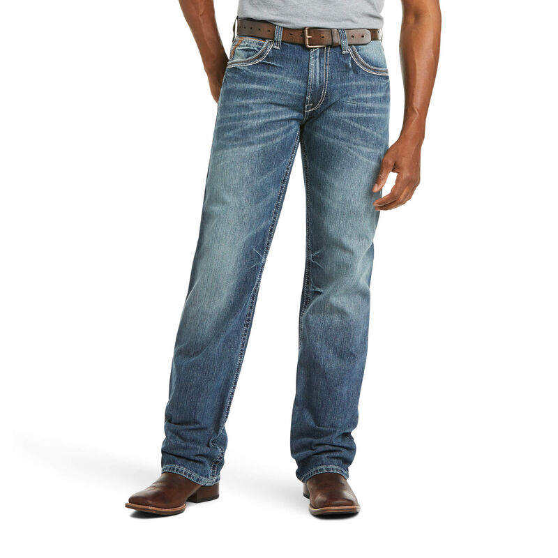 Pantalones Vaqueros Ariat M4 Low Rise Coltrane Boot Cut Azules Hombre - Chile 205-XEZJBA